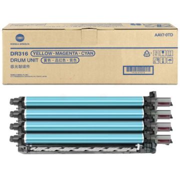 AAV70TD / DR-316 C - tambour de marque Konica Minolta - multicouleur