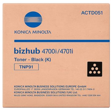 ACTD051 / TNP-91 - toner de marque Konica Minolta - noir