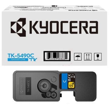 1T0C22CNL1 / TK-5490 C - toner de marque Kyocera - cyan