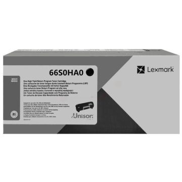 66S0HA0 - toner de marque Lexmark - noir