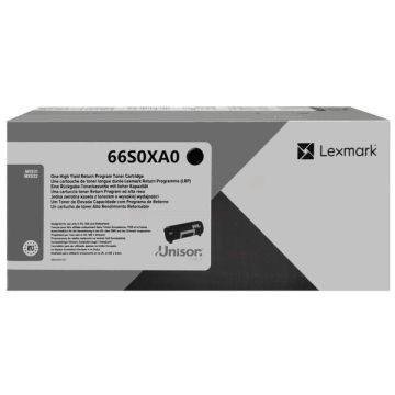 66S0XA0 - toner de marque Lexmark - noir