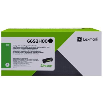 66S2H00 - toner de marque Lexmark - noir
