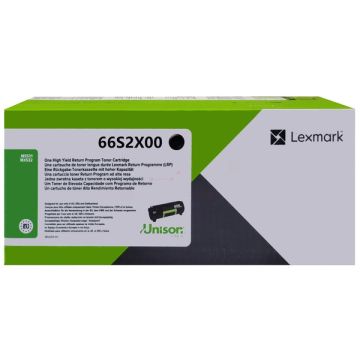 66S2X00 - toner de marque Lexmark - noir