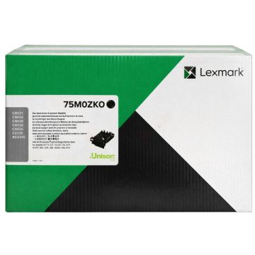 75M0ZK0 - tambour de marque Lexmark - noir