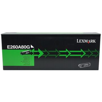 E260A80G - toner de marque Lexmark - noir