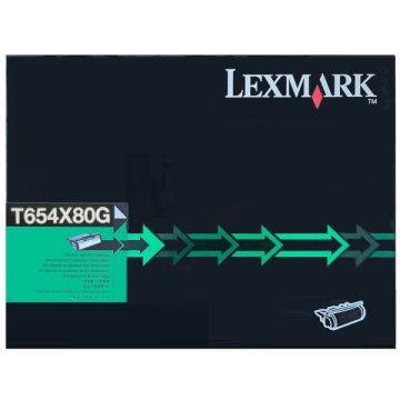 T654X80G - toner de marque Lexmark - noir