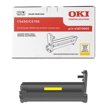 43870005 - tambour de marque OKI - jaune