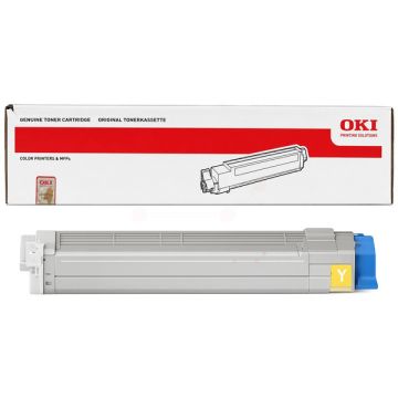 44036021 - toner de marque OKI - jaune