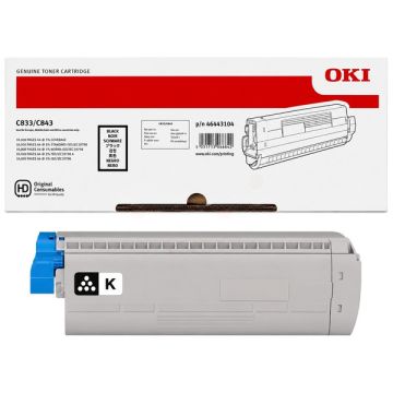 46443104 - toner de marque OKI - noir