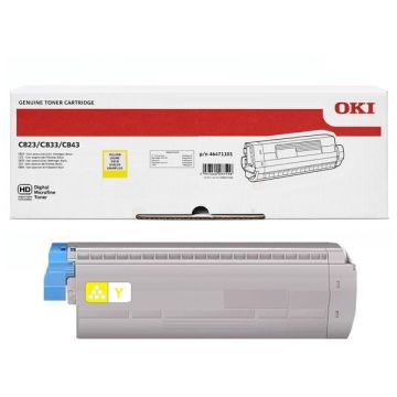 46471101 - toner de marque OKI - jaune