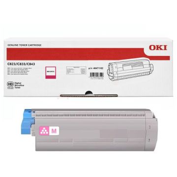 46471102 - toner de marque OKI - magenta