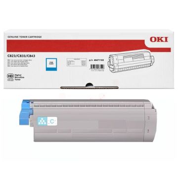 46471103 - toner de marque OKI - cyan