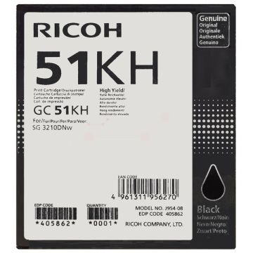 405862 / GC-51 KH - cartouche de marque Ricoh - noire