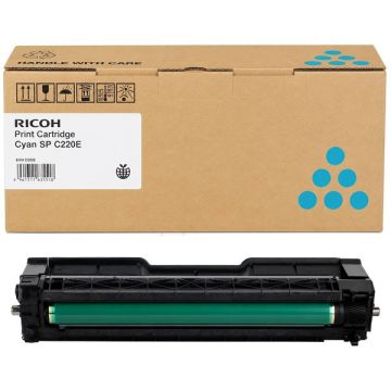 406097 / SPC 220 E - toner de marque Ricoh - cyan