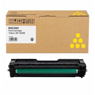 406106 / SPC 220 E - toner de marque Ricoh - jaune