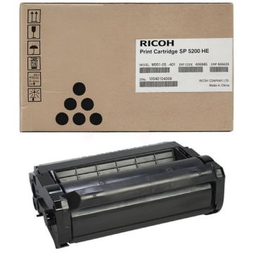406685 / SP 5200 HE - toner de marque Ricoh - noir