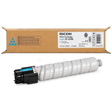 821077 / SPC 430 E - toner de marque Ricoh - cyan