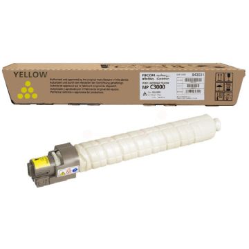 842031 / MP C3000 - toner de marque Ricoh - jaune