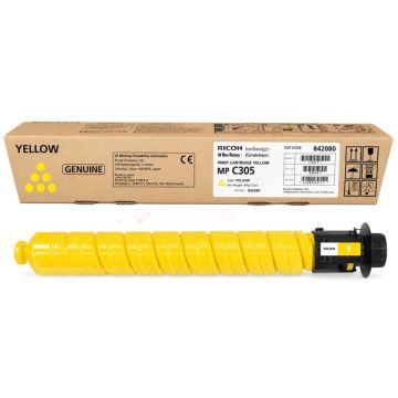 842080 / TYPE MPC 305 E - toner de marque Ricoh - jaune