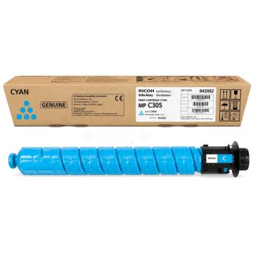842082 / TYPE MPC 305 E - toner de marque Ricoh - cyan