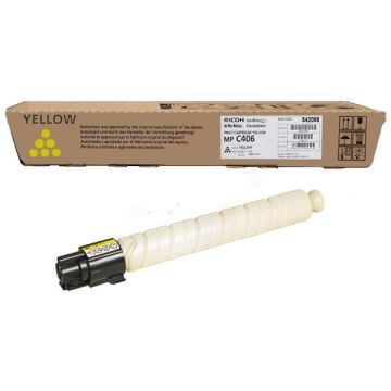 842098 / MPC 406 - toner de marque Ricoh - jaune