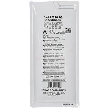 MX51GVBA - développeur de marque Sharp - noir