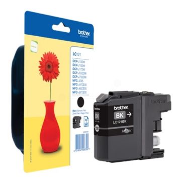 LC121BKBP - cartouche de marque Brother - noire