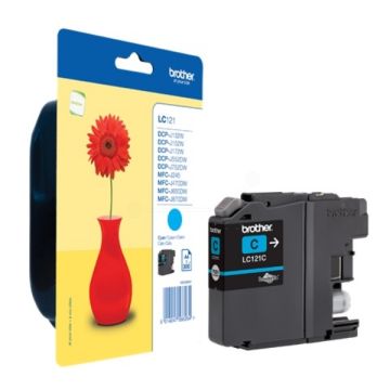 LC121CBP - cartouche de marque Brother - cyan