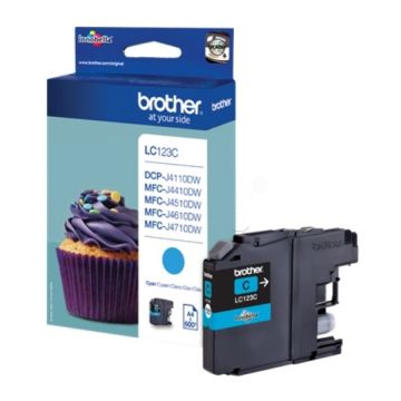 LC123CBP - cartouche de marque Brother - cyan
