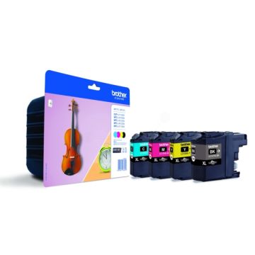 LC127XLVALBP - cartouches de marque Brother - multipack 4 couleurs : noire, cyan, magenta, jaune
