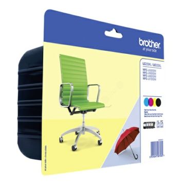 LC229XLVALBP - cartouches de marque Brother - multipack 4 couleurs : noire, cyan, magenta, jaune