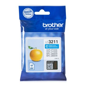 LC3211C - cartouche de marque Brother - cyan