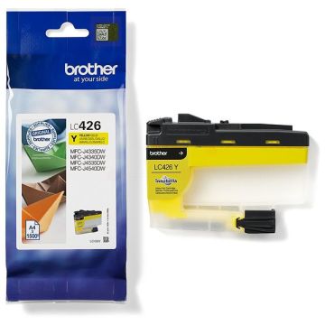 LC426Y - cartouche de marque Brother - jaune