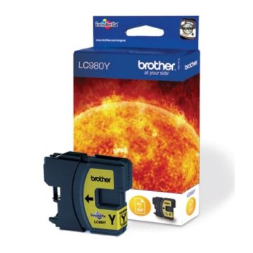 LC980YBP - cartouche de marque Brother - jaune