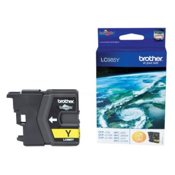 LC985Y - cartouche de marque Brother - jaune