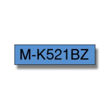 MK521BZ - ruban cassette de marque Brother - noir, bleu