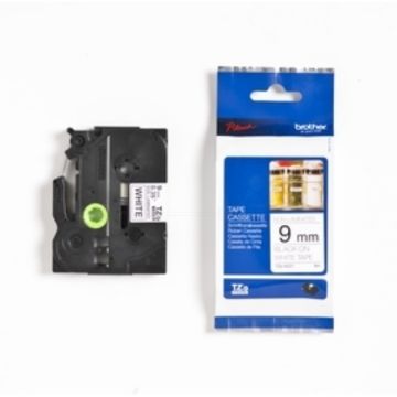 TZEN221 - ruban cassette de marque Brother - noir, blanc