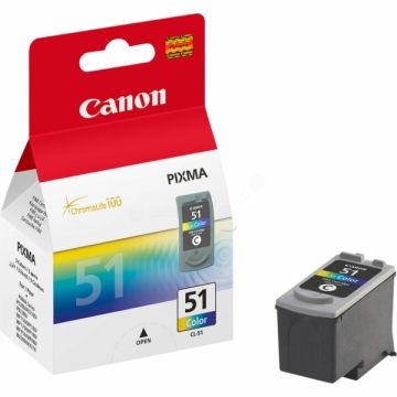 0618B001 / CL-51 - cartouche de marque Canon - multicouleur 0618B001 / CL-51 - cartouche de marque Canon - multicouleur