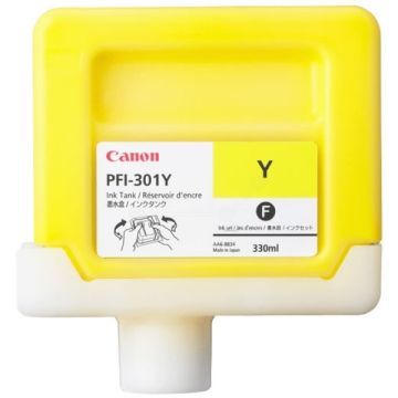1489B001 / PFI-301 Y - cartouche de marque Canon - jaune