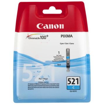 2934B009 / CLI-521 C - cartouche de marque Canon - cyan