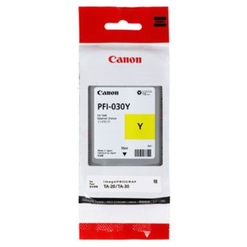 3492C001 / PFI-030 Y - cartouche de marque Canon - jaune
