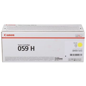 3624C001 / 059 H - toner de marque Canon - jaune