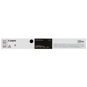 3763C002 / C-EXV 58 BK - toner de marque Canon - noir