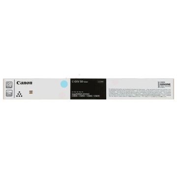 3764C002 / C-EXV 58 C - toner de marque Canon - cyan
