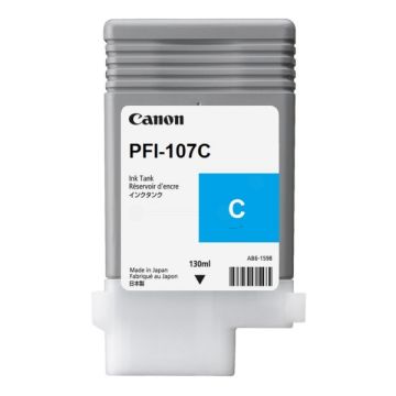 6706B001 / PFI-107 C - cartouche de marque Canon - cyan