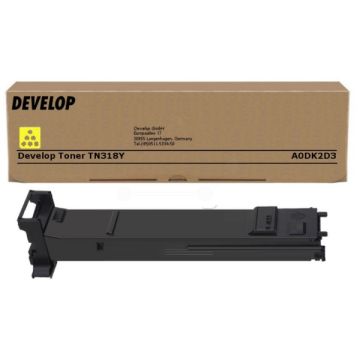 A0DK2D3 / TN-318 Y - toner de marque Develop - jaune A0DK2D3 / TN-318 Y - toner de marque Develop - jaune