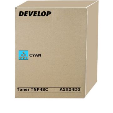A5X04D0 / TNP-48 C - toner de marque Develop - cyan A5X04D0 / TNP-48 C - toner de marque Develop - cyan
