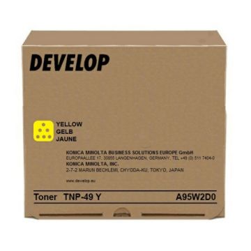 A95W2D0 / TNP-49 Y - toner de marque Develop - jaune A95W2D0 / TNP-49 Y - toner de marque Develop - jaune