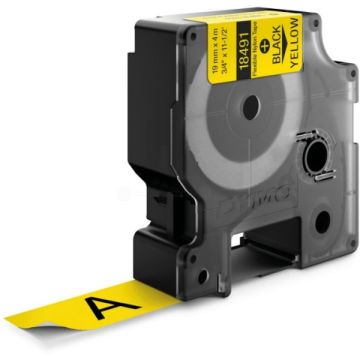 18491 / S0718090 - ruban de marque Dymo - noir, jaune