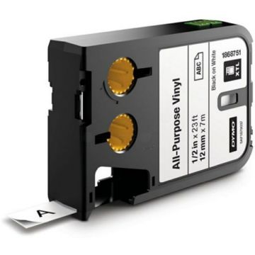 1868751 - rouleau d'étiquettes de marque Dymo - noir, blanc